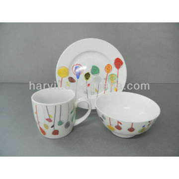 Children Breakfast Sets Ceramic Tableware